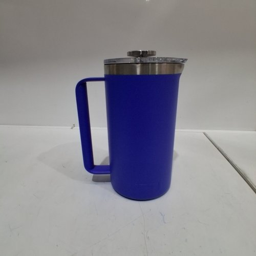 YETI RAMBLER FRENCH PRESS - 34OZ - ULTRAMARINE VIOLET/BLUE/SILVER image 2