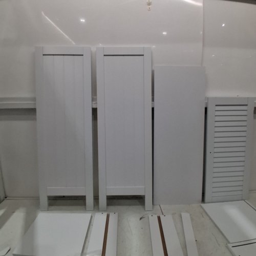 YAHEETECH WOODEN BATHROOM CABINET STAND - 34" X 12" X 12.6" - WHITE image 3