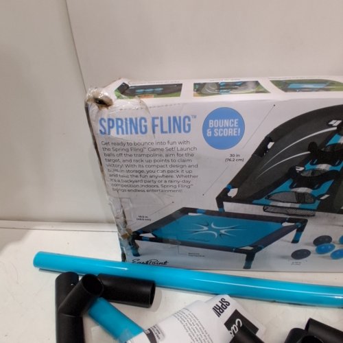 EASTPOINT SPRING FLING TOSS AND BOUNCE GAME SET - 30" X 19.5" - BLUE/BLACK image 2