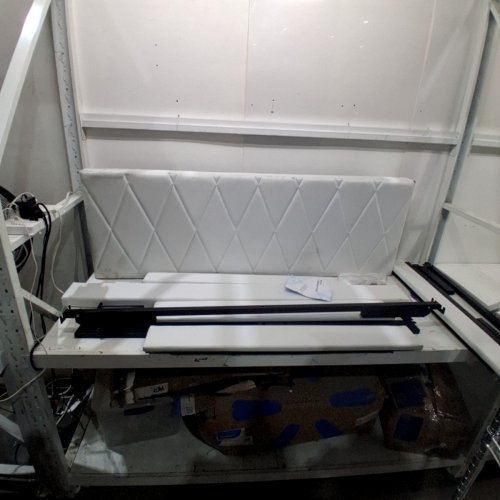 GELBIY MODERN UPHOLSTERED BED FRAME - QUEEN - WHITE (MODEL: JND-BED-CN-2) image 2