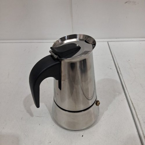 STOVETOP ESPRESSO MAKER - 4 CUP - STAINLESS STEEL image 2