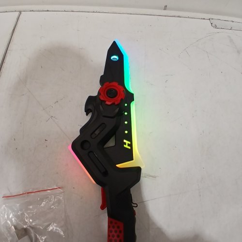 ZUNATE SWORD-AXE LED TOY - BLACK AND RED (MODEL: HY2555) image 2