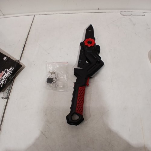 ZUNATE SWORD-AXE LED TOY - BLACK AND RED (MODEL: HY2555) image 4
