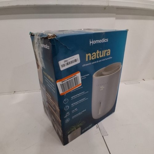HOMEDICS NATURA ULTRASONIC COOL AND WARM MIST HUMIDIFIER - 120 V - 70W - TAUPE (MODEL: UHE-PL125) image 7