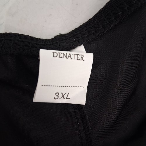2PC DENATER FLORAL SWIMWEAR SET - 3XL - BLUE AND BLACK image 3