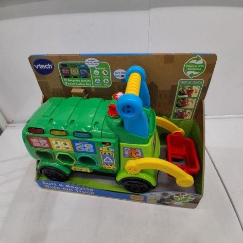 VTECH SORT & RECYCLE RIDE-ON TRUCK FOR KIDS - 1 1/2 - 3 YEARS - MILTICOLOUR (MODEL: 5418) image 2