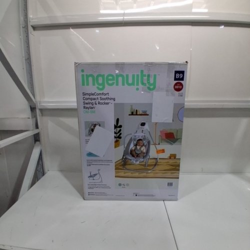 INGENUITY SIMPLE COMFORT 2-IN-1 SWING & ROCKER - RAYLAN - (MODEL: ‎11791) image 5