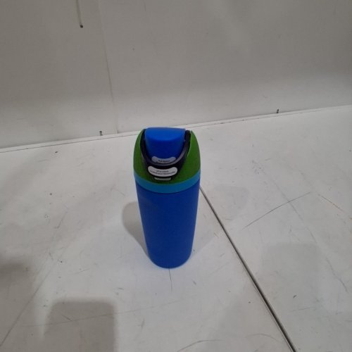 OWALA FREESIP STAINLESS STEEL WATER BOTTLES WITH STRAW - 16 OZ - BLUE/GREEN (MODEL: 2856617) image 2