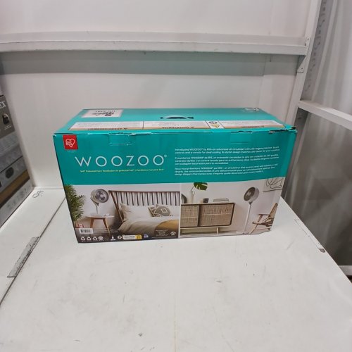 WOOZOO 360° PEDESTAL 12-SPEED AIR CIRCULATOR - ADJUSTABLE HEIGHT 21" TO 40" - WHITE (MODEL: STF-360DC/1747373) image 5