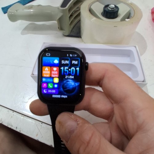 LADIES WEARABLE SMARTWATCH WITH DIAL - BLACK image 5
