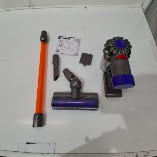 CASDON DYSON TOYS - CORDLESS VACUUM CLEANER - PURPLE & ORANGE (MODEL: 68702) image 3