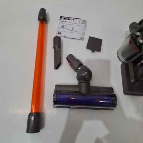 CASDON DYSON TOYS - CORDLESS VACUUM CLEANER - PURPLE & ORANGE (MODEL: 68702) image 4