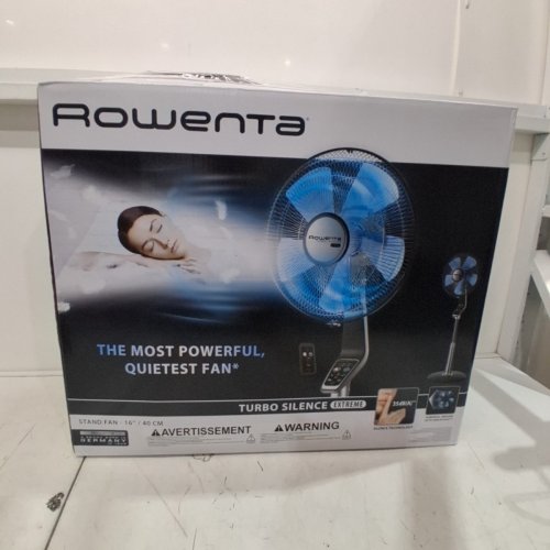 ROWENTA TURBO SILENCE EXTREME 16" STAND FAN (VU567OU2) - BLACK image 7