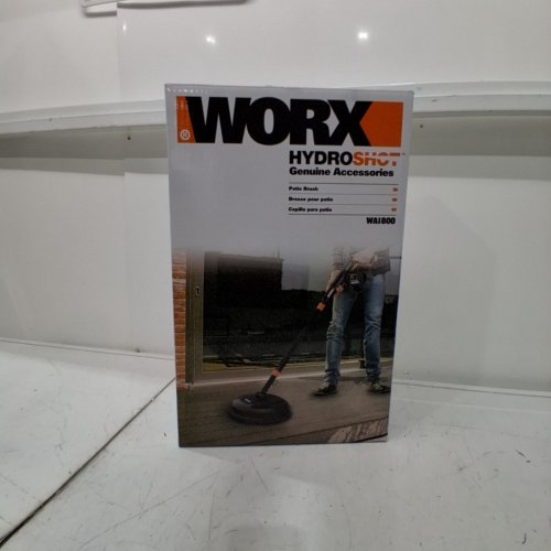 WORX HYDROSHOT SURFACE SCRUBBER CLEANER ATTACHMENT - 12" - BLACK/ORANGE (MODEL: WA1800) image 4