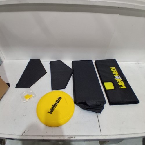 KANJAM TABLETOP DISC THROWING GAME - BLACK/YELLOW (MODEL:1-1-18369-KJ019) image 2