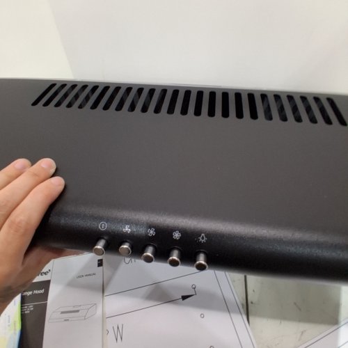 COMFEE' UNDER CABINET DUCTED/DUCTLESS CONVERTIBLE SLIM VENT RANGE HOOD, WITH 3 SPEED EXHAUST FAN AND 2 LED LIGHTS-30" -BLACK-(MODEL:CVU30W4ABB) image 3
