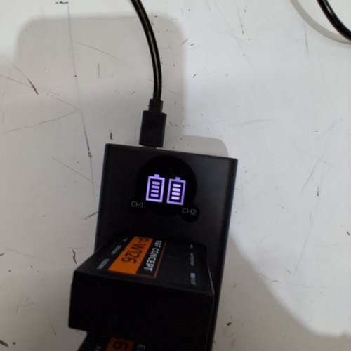 K&F CONCEPT CAMERA BATTERY CHARGER WITH 2 BATTERIES - 7.4V 1300MAH - NP-W126 NP-W126S (MODEL: NP-W126) image 2