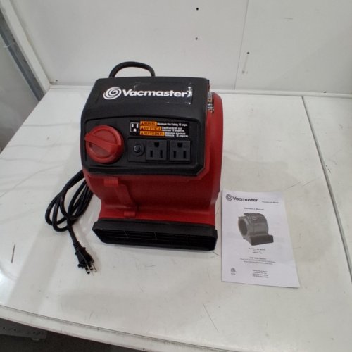 VACMASTER AIR MOVER AND FITNESS FAN - 550CFM, DRYING AND COOLING - RED/BLACK (MODEL: AM201 1101) image 5