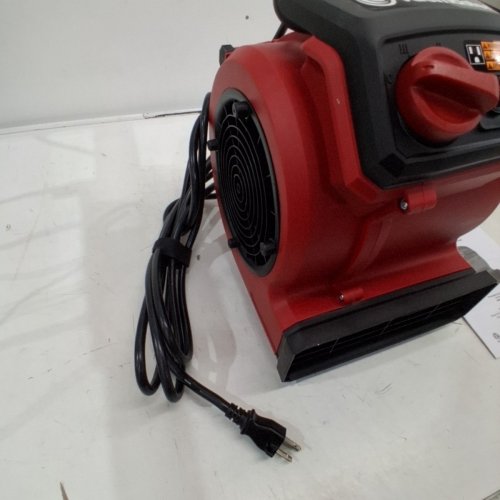 VACMASTER AIR MOVER AND FITNESS FAN - 550CFM, DRYING AND COOLING - RED/BLACK (MODEL: AM201 1101) image 6