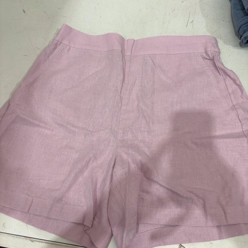 WOMENS BANANA REPUBLIC LINEN BLEND SHORTS - MEDIUM - LIGHT PINK (STYLE: 1884335) image 2