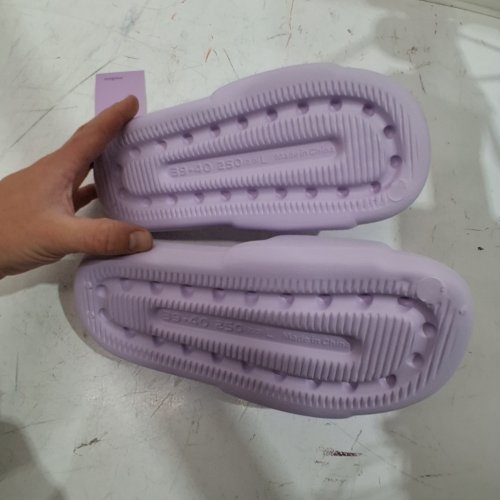 UNISEX MELLOW SOFT DREAM SLIDES - WOMEN'S 8-9, MEN'S 7-8 - PURPLE image 2