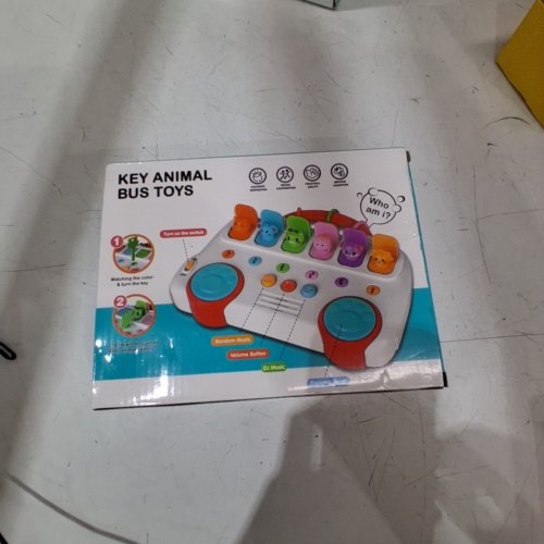 7PC KIDS MUSICAL ANIMAL KEY BUS TOY - MULTICOLOUR (MODEL: 032) image 2