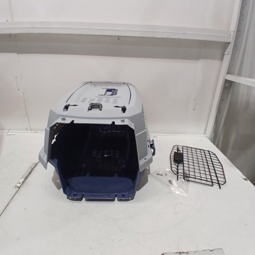 AMAZON BASICS PET CARRIER - EXTRA SMALL - GRAY AND BLUE image 4