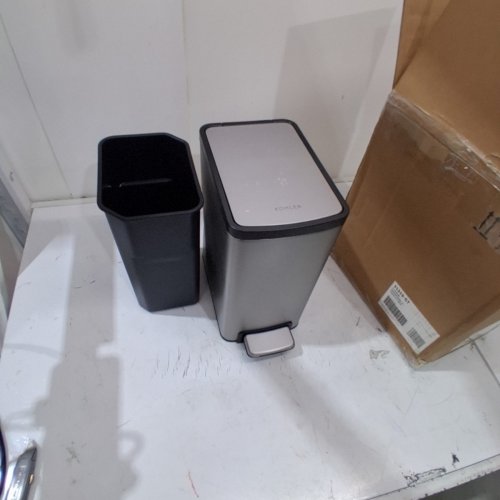 KOHLER SLIM STEP TRASH CAN - 2.5-GAL - SILVER (MODEL: 31319-STW) image 3