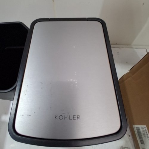 KOHLER SLIM STEP TRASH CAN - 2.5-GAL - SILVER (MODEL: 31319-STW) image 4