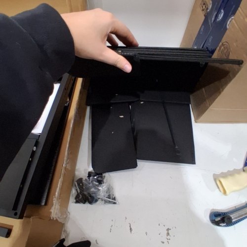 SOMDOT COMPUTER DESK WITH 3 DRAWERS - 40" - BLACK image 3