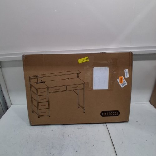 SOMDOT COMPUTER DESK WITH 3 DRAWERS - 40" - BLACK image 5