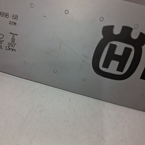 HUSQVARNA CHAINSAW BAR - 18" - 3/8 PITCH - 0.058 GAUGE - 68 DRIVE LINKS - GREY (MODEL: 5999998-68) image 6