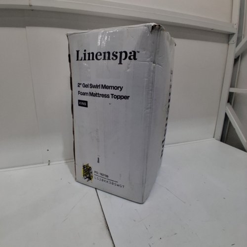 LINENSPA 2" GEL SWIRL MEMORY FOAM TOPPER - KING image 4