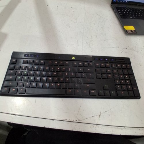 CORSAIR K100 AIR WIRELESS ULTRA THIN WIRELESS BLUETOOTH RGB MECHANICAL GAMING KEYBOARD WITH CHERRY MX ULTRA LOW PROFILE KEYSWITCHES - BLACK - (MODEL: RGP0120 / CH-913A01U-NA) image 3