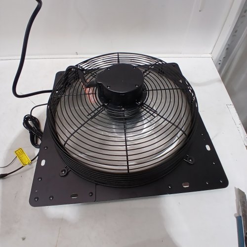 VEVOR SHUTTER EXHAUST FAN WITH REMOTE FOR ATTICS AND GREEN HOUSES - 10 SPEED - 14" - BLACK (MODEL: BT-WL14A) image 2
