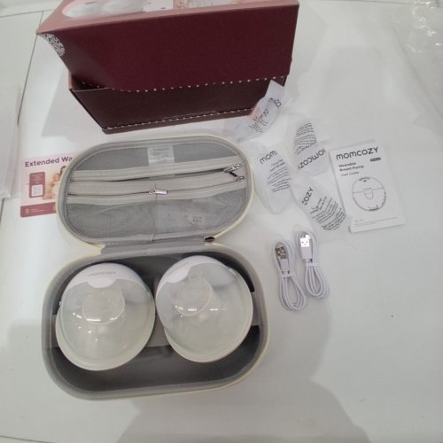 MOMCOZY M5 SMART WEARABLE BREAST PUMPS WITH APP CONTROL - WHITE (MODEL: BP380) image 3