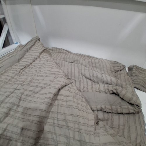 2PC HOUSE & HOME COMFORTER SET - KING - GREY - (MODEL: 3434201) image 3