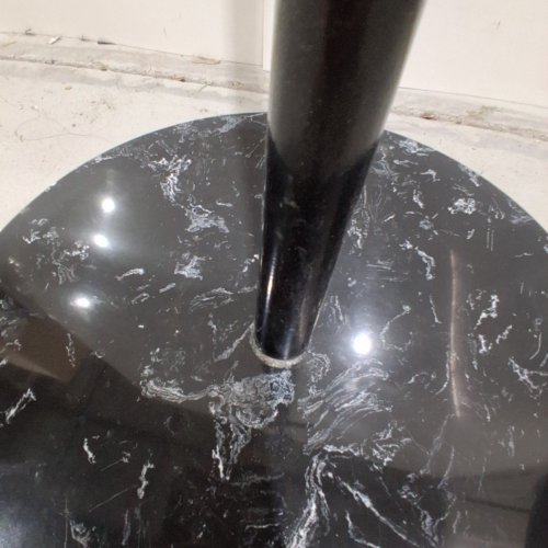 MARBLE BASE FREESTANDING COAT HOOK RACK - 5.6FT - BLACK image 3