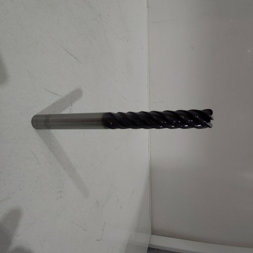 KENNAMETAL HARVI II 5-FLUTE CARBIDE END MILL - 3/8" CUTTING DIAMETER, 3/8" SHANK, 4" OVERALL LENGTH, 0.060" CORNER RADIUS (MODEL: UGDE0375J5BRC) image 4