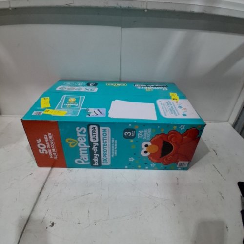 174PK PAMPERS BABY DRY ULTRA DIAPERS - SIZE 3 (16-28LBS) - ELMO image 3