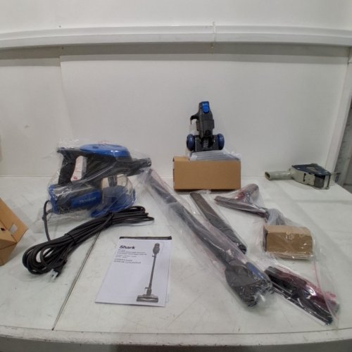 SHARK ROCKET PET ULTRA-LIGHT CORDED STICK & HANDHELD VACUUM CLEANER - BLUE & GREY - (MODEL: HV300C-U4) image 3