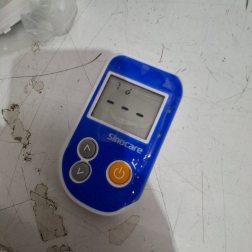 SINОCARE BLOOD GLUCOSE MONITORING KIT- BLUE / WHITE (MODEL: GA-6) image 2