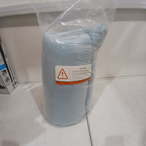 COOLING GEL MEMORY FOAM MATTRESS TOPPER - TWIN-3"- BLUE/YELLOW image 2