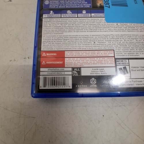 PS4 PLAYSTATION HUNT SHOWDOWN - LIMITED BOUNTY HUNTER EDITION VIDEO GAME image 6