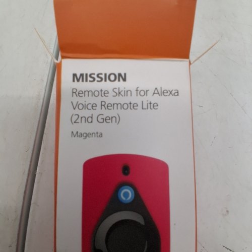 MISSION REMOTE SKIN COVER FOR ALEXA VOICE 2ND GEN REMOTE LITE - MAGENTA image 4