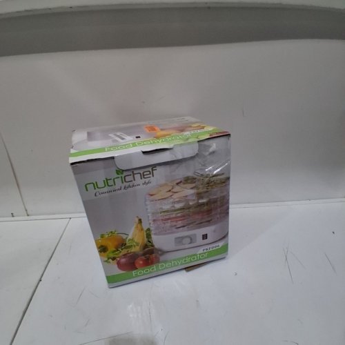 NUTRICHEF ELECTRIC COUNTERTOP FOOD DEHYDRATOR, FOOD PRESERVER - 120V - REACHES MAXIMUM TEMPERATURE OF 180 °F - WHITE (MODEL:PKFD06) image 5