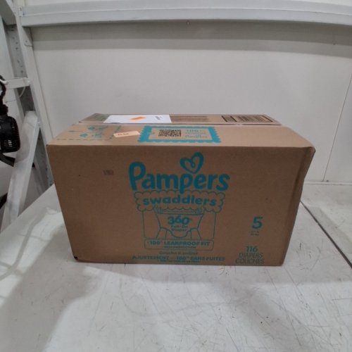 116PK PAMPERS SWADDLERS 360 PULL ON DISPOSABLE DIAPERS - SIZE 5 image 2
