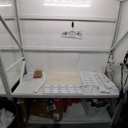 DREAM ON ME SYDNEY PINEWOOD TODDLER BED WITH SAFETY RAIL- MAX 50LBS- 29" X 53" X 28"- WHITE (MODEL:647-WHT) image 2