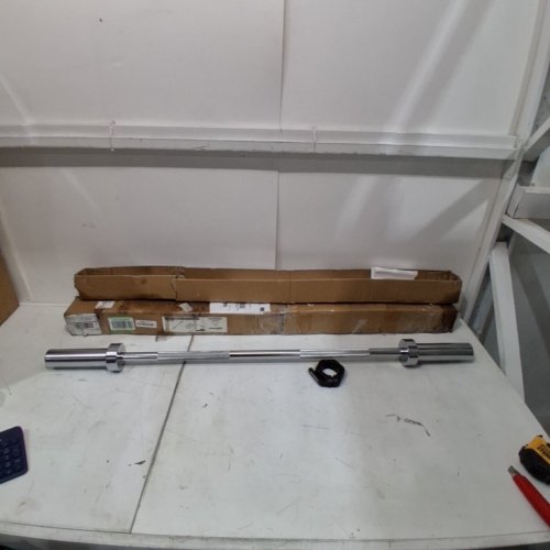 SYNERGEE TECHNIQUE BARBELL - 4FT, 20LBS - SILVER image 2