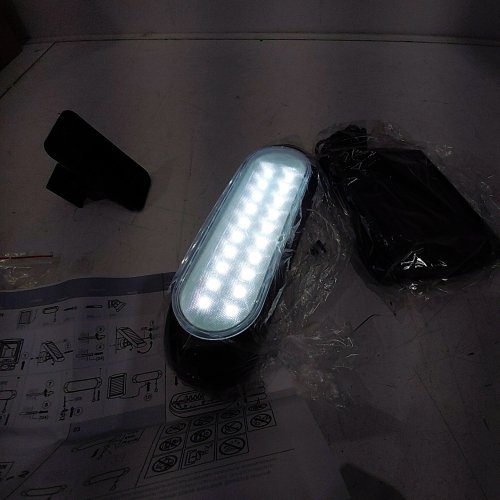 OUTDOOR WATERPROOF SOLAR LED WALL MIGHT - BLACK image 2